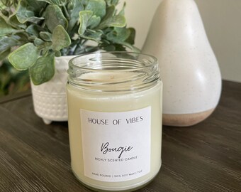 Bougie | Handmade Soy Wax Candle 7oz | Richly Scented Candle