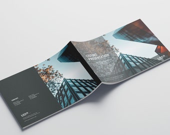 Commercial Real Estate Listing Presentation Template: Canva Brochure