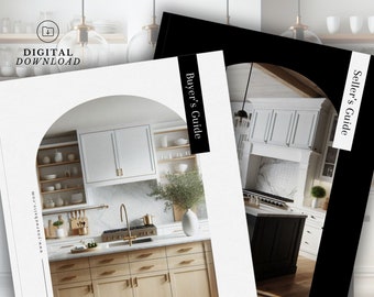 Real Estate Buyer + Seller Guide Bundle: Canva Templates