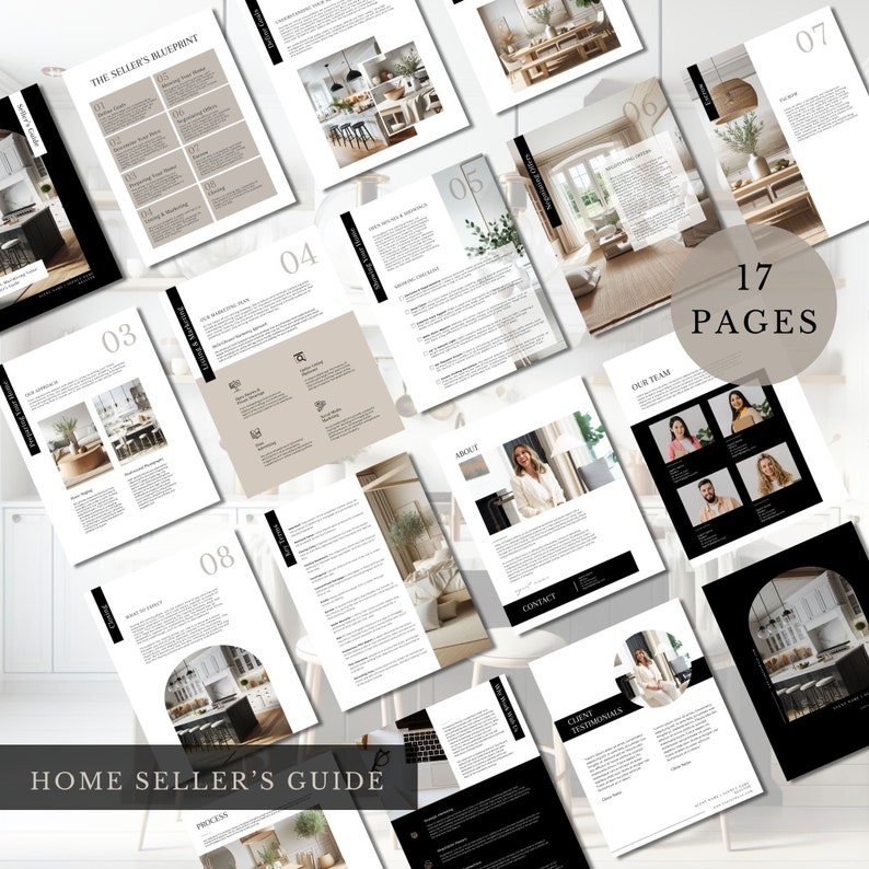 Real Estate Buyer + Seller Guide Bundle: Canva Templates - Etsy