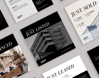 Real Estate LinkedIn Posts | Social Media Marketing for Realtors | LinkedIn Post Templates | Edit in Canva