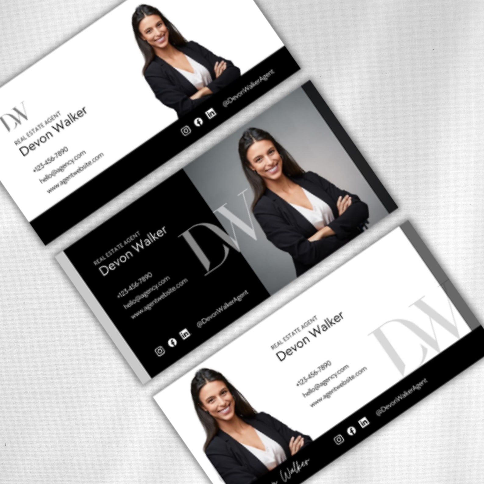 Real Estate Email Signature Template Bundle Modern Realtor Design