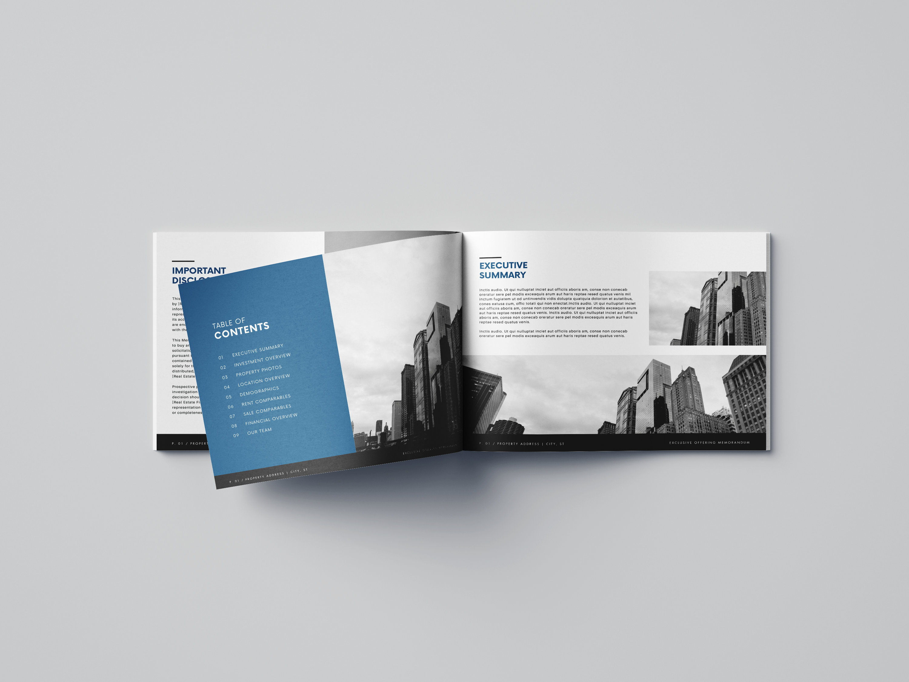 Commercial Real Estate Brochure Template: Canva Sales Package - Etsy