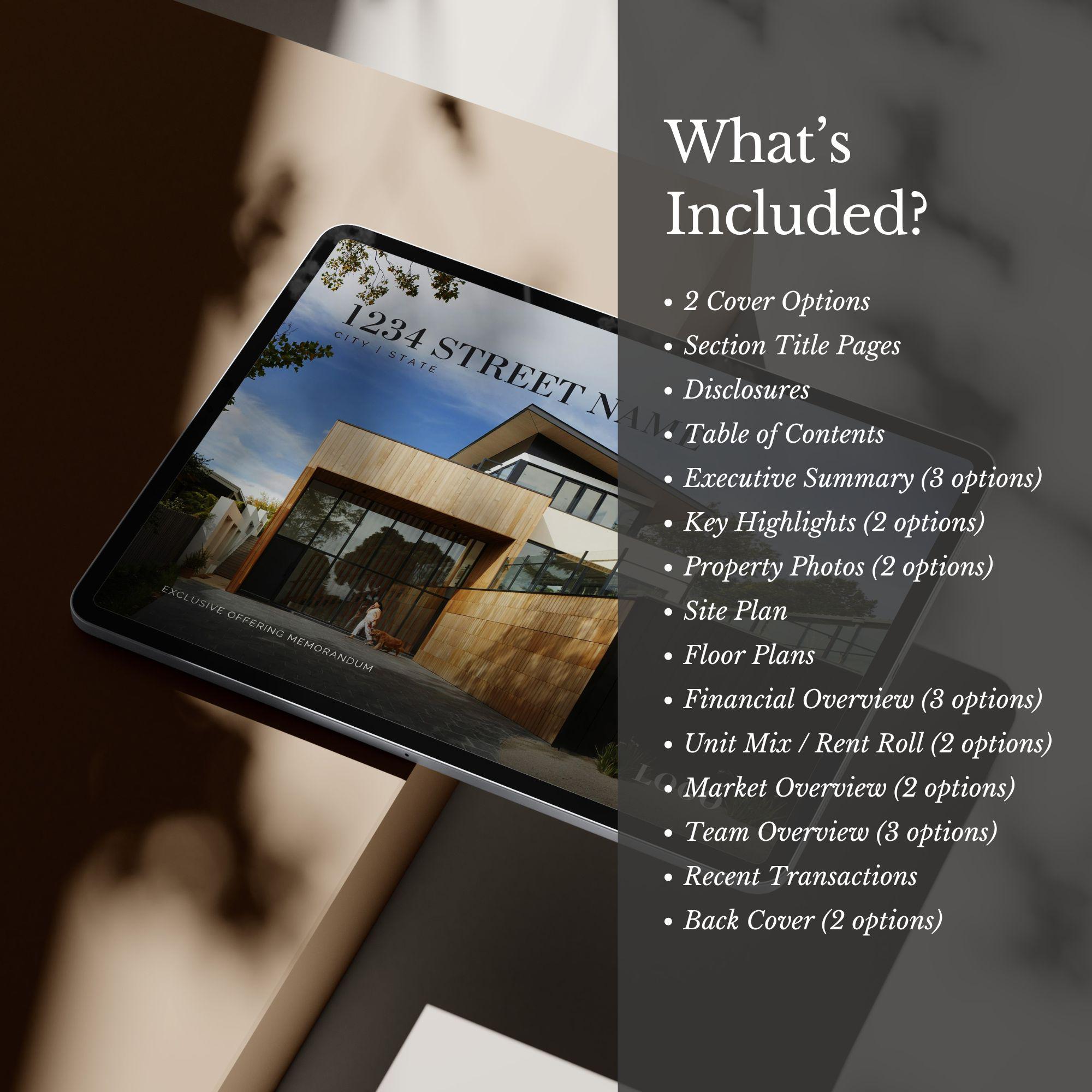 Commercial Real Estate Brochure Template | Canva Editable (digital ...