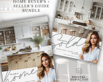 Real Estate Buyer + Seller Guide Bundle | Canva Templates (Digital Download)