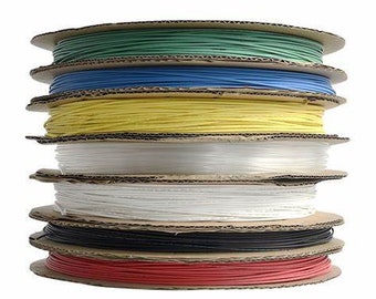 1 METRE - Heat Shrink Tubing 2:1 Electrical Sleeving - All Colours