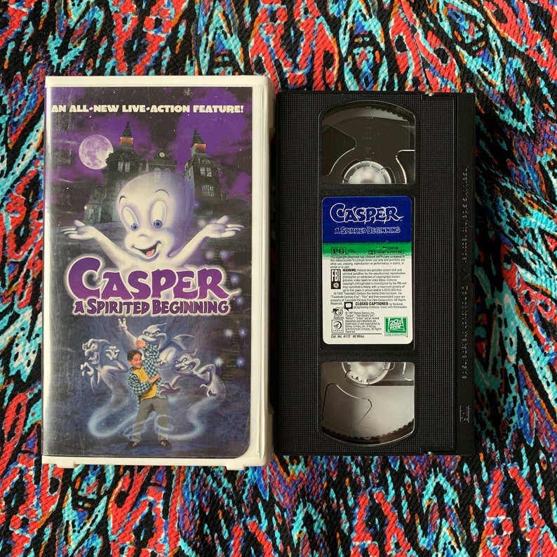 Casper A Spirited Beginning VHS Tape 1997 Movie Etsy