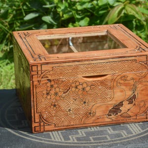 Teebox im japanischen Stil