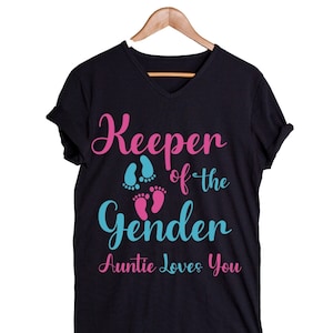Bewahrer der Geschlechts Tante lieben dich SVG, PNG, Gender Reveal svg, , Pink oder blau svg, Schwangerschaftsmitteilung Mädchen Junge,Svg,Png,Eps,Dxf