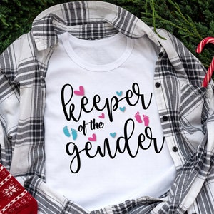 Hüter des Geschlechts svg cut Datei, Gender offenbaren Party Design, Schwangerschaft Ankündigung Mädchen Junge, Baby Gender svg, Muttertag svg,Png,Dxf