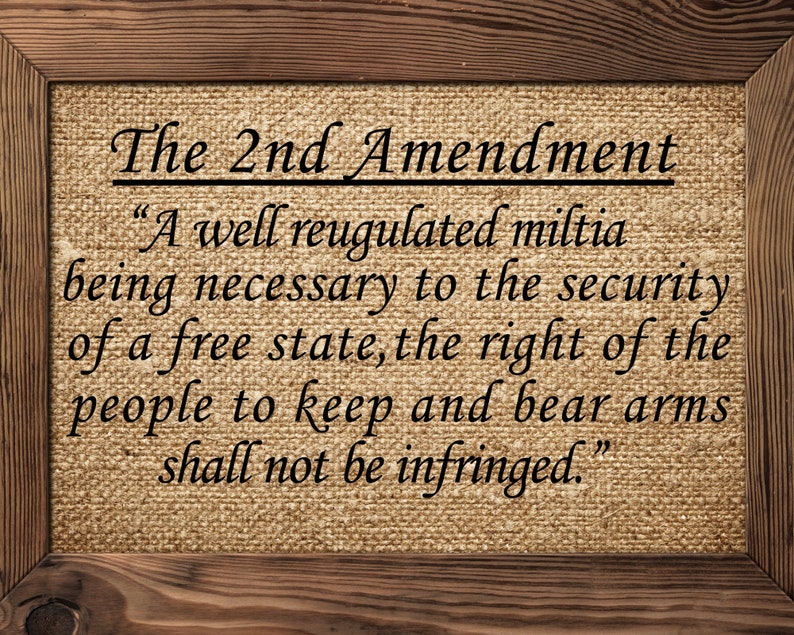 The 2nd Amendment Svg Files for Cricut Second Amendment SVG | Etsy