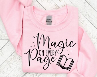 Magic On Every Page svg,  Book lover svg, Reading svg bundle, Book Quotes svg, Book svg, Librarian svg, Reading Book SVG, Instant Download