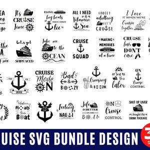 30 cruisebundel Svg 2023, cruiseschip Svg Png Dxf Cruise Squad Svg, familie-uitstapje Svg, Cruise Control SVG, cruisevakanties svg