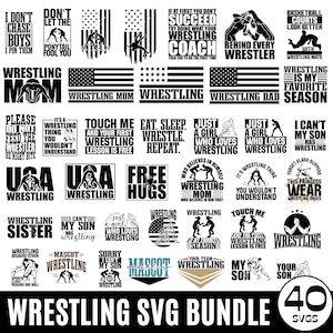 Wrestling SVG Bundle, Wrestle SVG Bundle, Wrestler Svg, Wrestling Quotes Svg, Wrestling Shirt Svg, Wrestling png, Digital Download