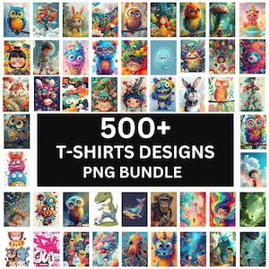 500+ Colorful and Stylish T shirt Design, Kids T Shirt Designs Bundle, T-Shirts For Kids, Unique T Shirt Png, Kids Digital Set