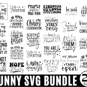 Funny Quotes bundle svg, Funny Svg Bundle, Sarcastic Svg Bundle, Sarcastic Sayings Svg Bundle, Funny Quotes Svg, Silhouette, Cricut