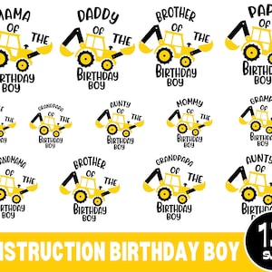 Ich bin und graben es Baustelle Bagger Geburtstag svg, Bagger svg, Jungen Geburtstag Shirt svg, Jungen Geburtstag Shirt Geburtstag Crew, Geburtstag Familie svg