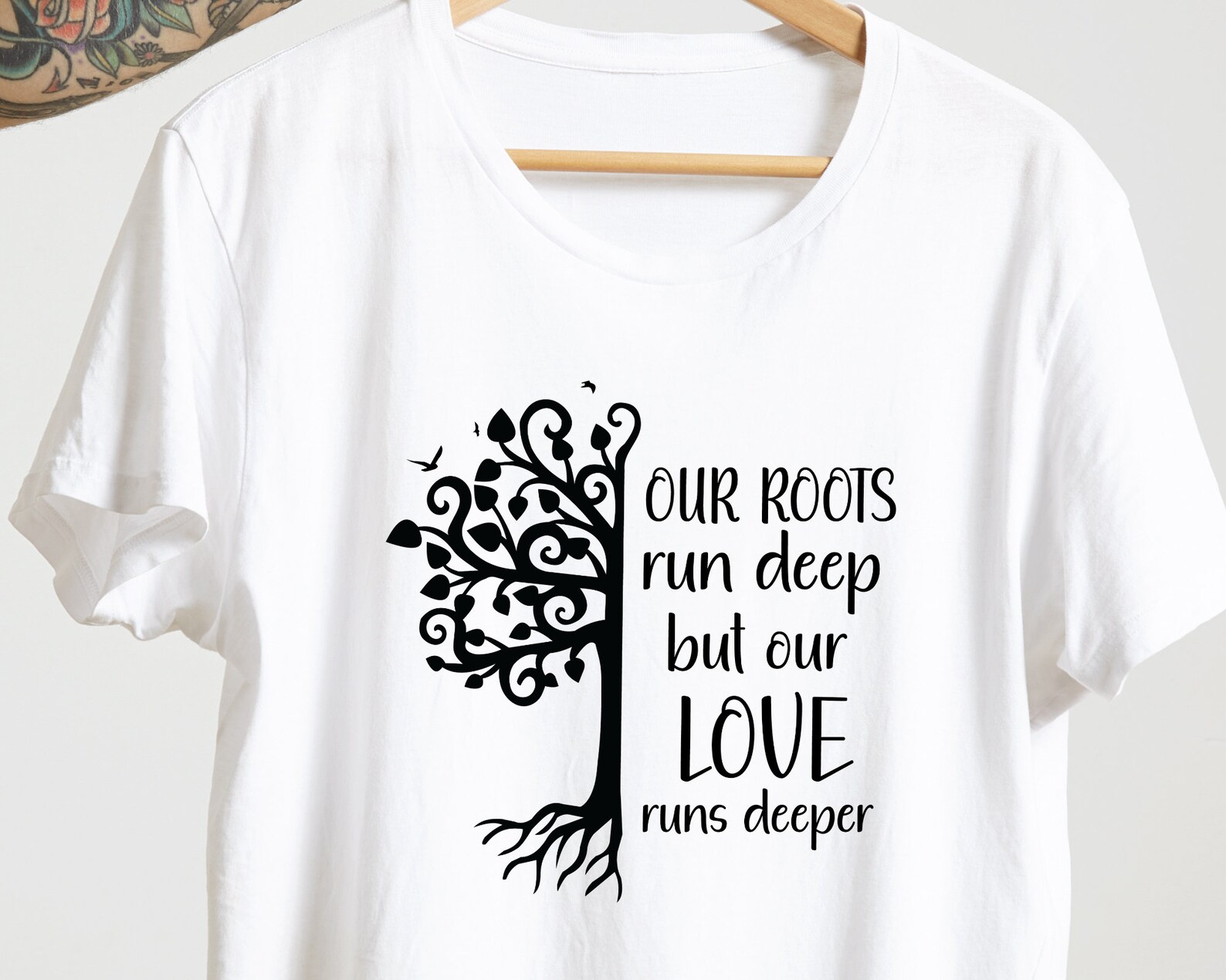 Our Roots Run Deep Shirt Design SVG - Family Reunion Tree SVG Custom ...