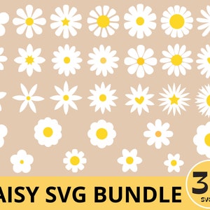 Daisy split monogram svg, Flowers frame svg, Floral border - So Fontsy