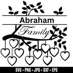 Family tree svg 10 members, Family Heart Tree Svg, Family branch svg, Family Tree SVG, Tree Monogram Svg Family Reunion Svg Tree of Life Svg