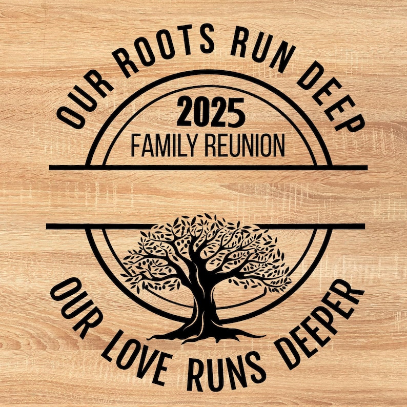 Our Roots Run Deep Shirt Design SVG - Family Reunion Tree SVG Custom ...