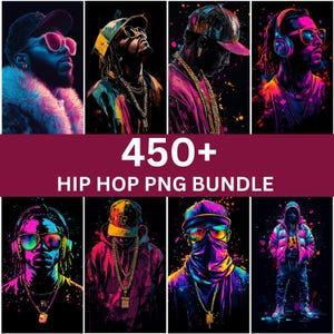 Paquete de más de 450 camisetas de hip hop PNG, diseños de camisetas de rapero, gráficos con temática de rap, camisetas de rap vintage, diseños de ropa urbana