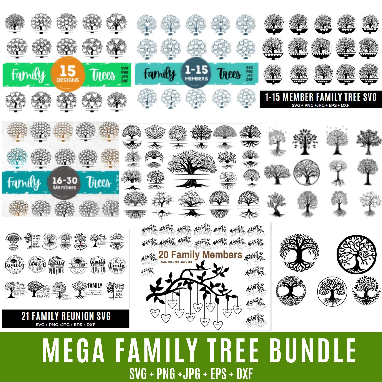 Family Tree Chart Digital Family Tree Template Print at Home Ancestry Chart  Genealogy Template Genealogy Sheet 6 Generation Pedigree Chart 