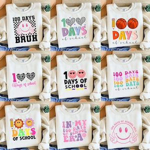 100 Days Of School PNG Bundle, I Survived 100 Days of School Png, Teacher Png, School Png, Happy 100th Day Of School, Digital Download