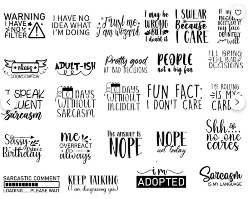 175+ lustige Zitate SVG Bundle, sarkastisches svg Bundle, lustige Sprüche svg, Sarkasmus svg Bundle, sarkastische Sprüche svg Bundle, sarkastische Zitate svg Bild 4