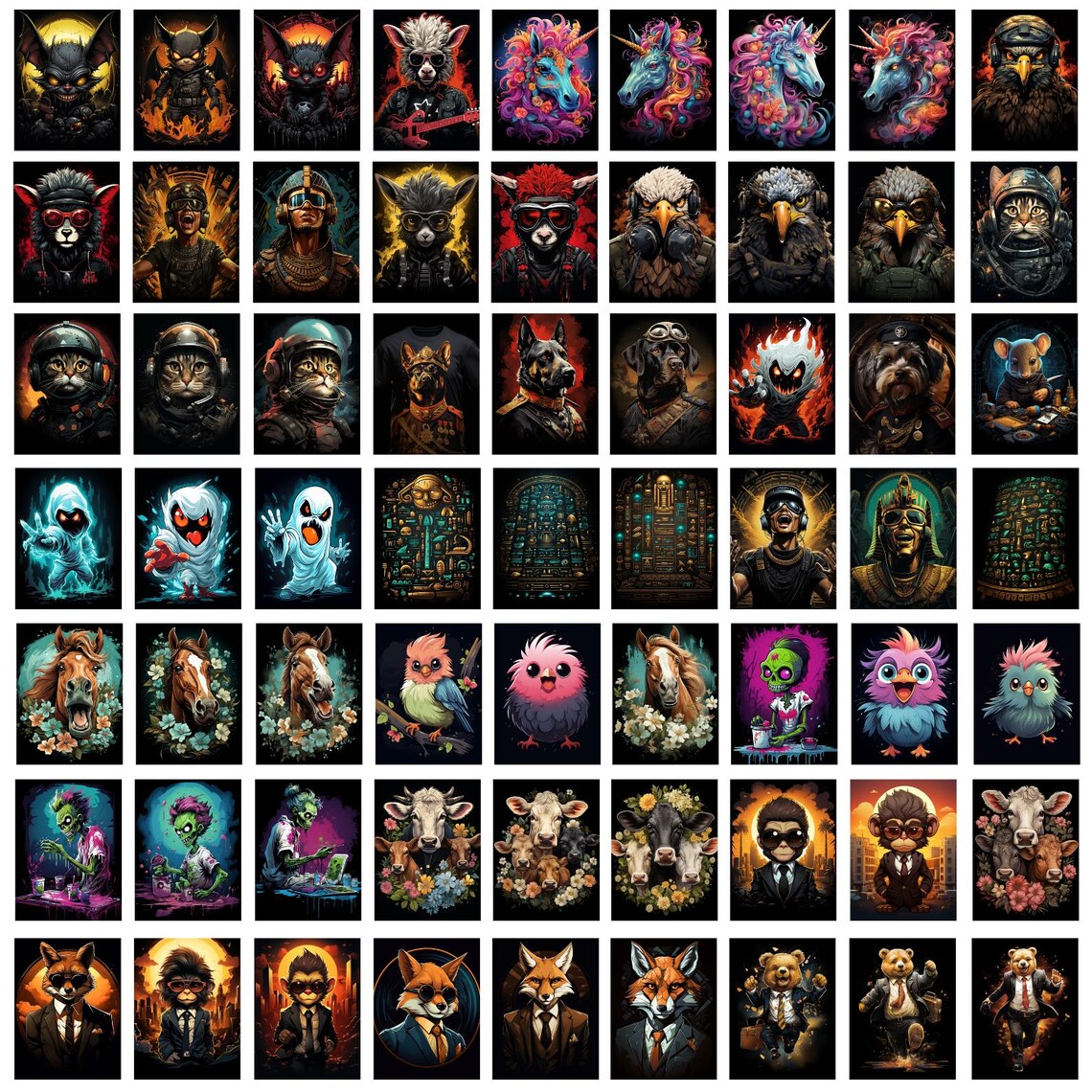 350+t-shirt Designs Bundle, Colorful Tshirt PNG, Artistic T-shirt ...