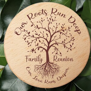 Family Reunion Our Roots Run Deep, Tree of Life Png, Family Tree Svg, Family Reunion Svg, Tree with roots svg, svg, dxf file for cricut image 2