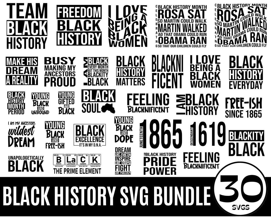Juneteenth Svg Bundle, Black History Svg, Juneteenth Png Sublimation ...