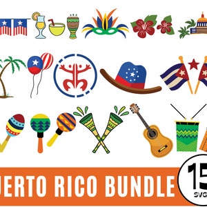 15 Puerto Rico bundle svg, Taino Svg, Puerto Rico Svg, Puerto Rico Png,  Puerto Rico Flag Svg, Garita Svg, Taino Svg, Coqui Svg, Clipart