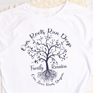 Family Reunion Our Roots Run Deep, Tree of Life Png, Family Tree Svg, Family Reunion Svg, Tree with roots svg, svg, dxf file for cricut image 5
