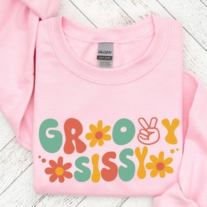Groovy Sissy Svg, Retro Sissy svg, Girls Birthday svg, Sister birthday png, Groovy birthday, Hippie png, Groovy sublimation, Groovy vibes