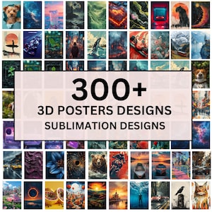 Más de 300 carteles de animales, ideas para el viaje, diseños de carteles de animales divertidos, diseño de arte digital, póster imprimible, diseños de camisetas, carteles