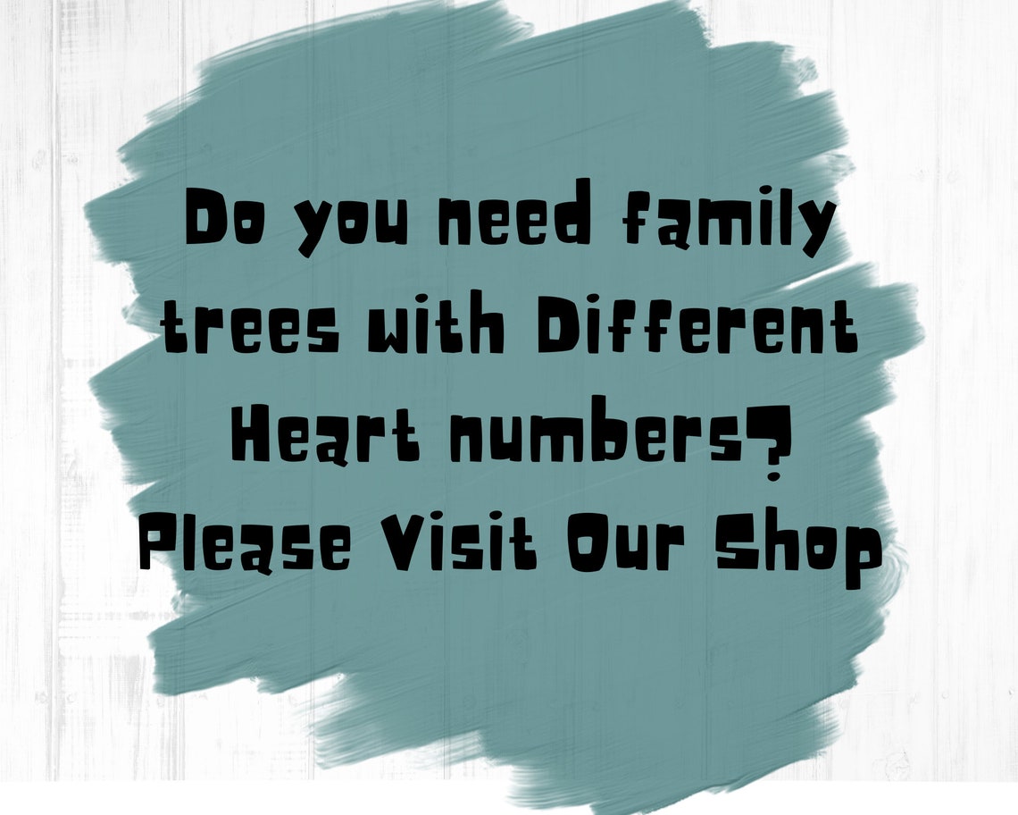 Family Tree Svg 7 Members 7 Person Family Tree Png Family - Etsy