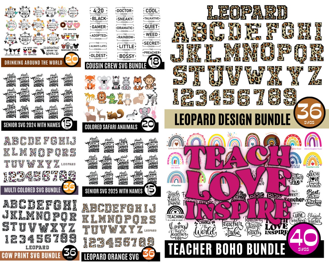 Whole Shop SVG, Mega SVG Bundle, Over 700+ Designs, Bundle Svg, All ...
