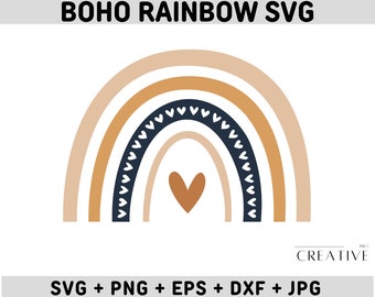 レインボー SVG、クリカット用レインボー バンドル SVG、ボヘミアン レインボー SVG ファイル、レインボー レイヤー ファイル、かわいいレインボー SVG、パステル レインボー SVG、ボヘミアン ステッカー