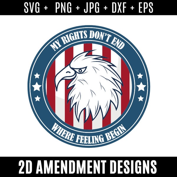 My Rights Don't End Where Feelings Begin Svg, 2nd Amendment SVG, We the People svg, 2nd Amendment Tattered Flag File, Cricut Cut svg png dxf