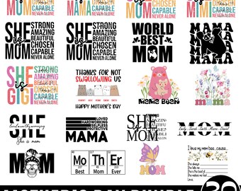 She is Mom PNG I She Is Strong PNG I Mother's Day PNG I Christian Mom Png I Christian Mother Png, Mother's day svg