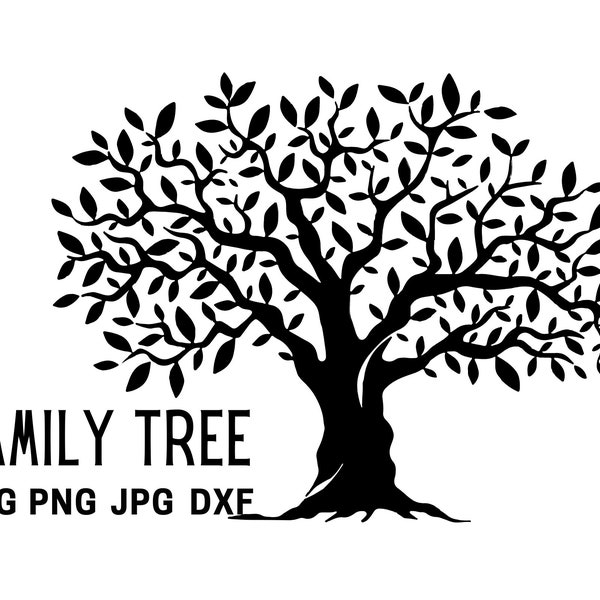 Tree of life png, Family Tree Svg, Family Reunion Svg, Tree with roots svg, Tree of life svg, svg, dxf file for cricut, silhouette