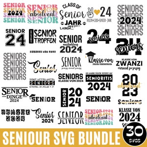 Senior 2024 Svg Bundle, Graduate 2024 Design, Class of 2024, Senior 2024 Shirt, Grade High School, University 2024 svg, Digital Download