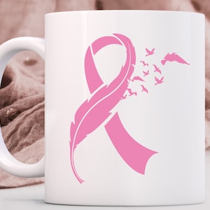 60 Breast Cancer SVG Bundle, Pink Awareness ribbon Svg,Cancer Awareness svg, Fight Cancer Svg, Cancer Quote Svg,tackle cancer svg image 10