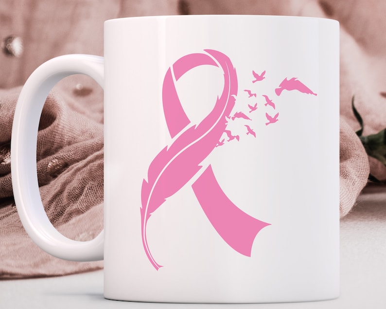 60 Breast Cancer SVG Bundle, Pink Awareness ribbon Svg,Cancer Awareness svg, Fight Cancer Svg, Cancer Quote Svg,tackle cancer svg image 10
