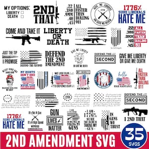 2nd Amendment svg Bundle, Second Amendment svg, Gun Rights svg, 2nd Amendment Tattered Flag File, American Flag, Patriotic svg, Military svg
