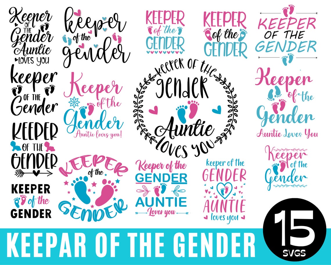 Keeper of the Gender SVG Keeper of the Gender Shirt Svg - Etsy