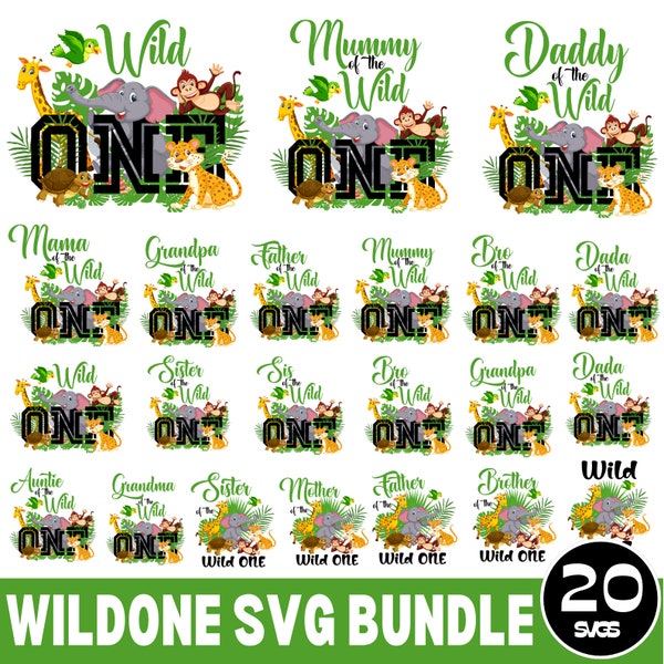 Wild One Family Matching PNG, Mother of the wild one,  Zoo Animal  Png, Jungle Safari Lion giraffe, 1st Birthday Wild One sublimation PNG