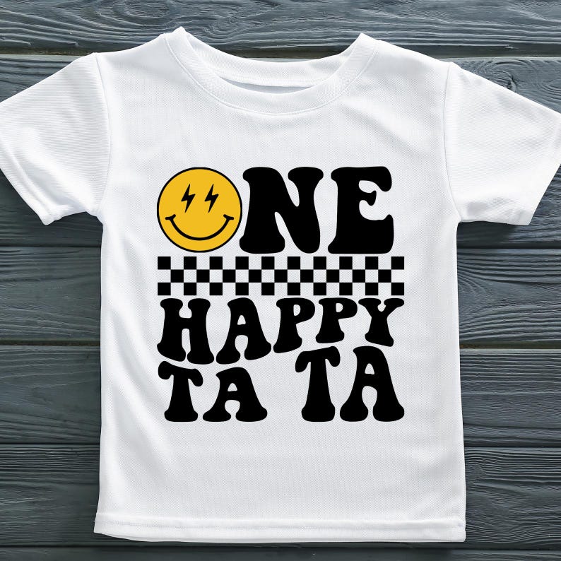 Happy Ta One Happy Ta Ta SVG, Birthday Family Png, First Birthday Boy Girl Svg ...