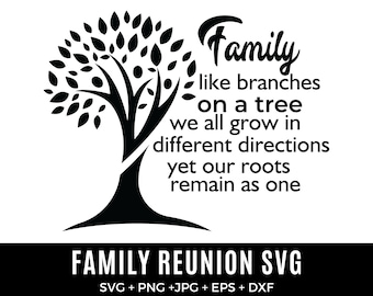 Diseño de camiseta SVG con nuestras raíces profundas - Árbol de reunión familiar SVG personalizado con nombre de familia - árbol de la vida svg